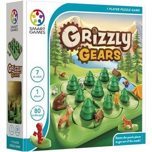 Smart Games - Grizzly Gears, joc de logica cu 80 de provocari, 7+ ani, editie internationala imagine