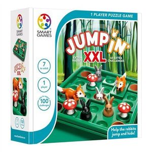Smart Games - Jump In' XXL, joc de logica cu 100 de provocari, 7+ ani, editie internationala imagine