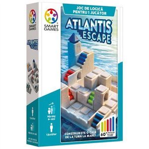 Smart Games - Atlantis Escape, joc de logica cu 60 de provocari, 8+ ani, editie lb. Romana imagine