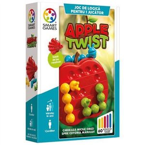 Smart Games - Apple Twist, joc de logica cu 60 de provocari, 5+ ani, editie lb. Romana imagine