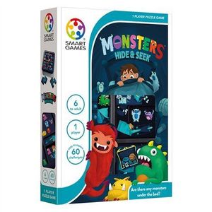 Smart Games - Monster Hide & Seek, joc de logica cu 60 de provocari, 6+ ani, editie internationala imagine