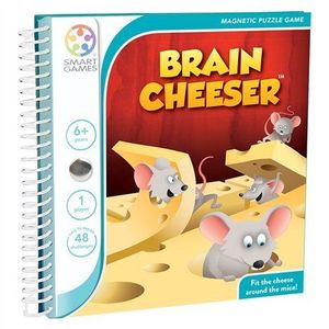 Smart Games - Brain Cheeser, joc de logica cu 48 de provocari, 6+ ani, editie internationala imagine
