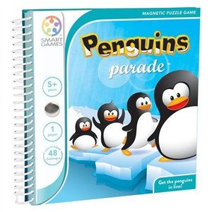 Smart Games - Penguins Parade, joc de logica cu 48 de provocari, 5+ ani, editie internationala imagine