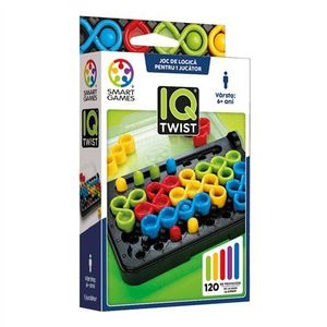 Smart Games - IQ Twist, joc de logica cu 120 de provocari, 6+ ani, editie lb. Romana imagine