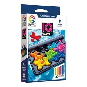 Smart Games - IQ Waves, joc de logica cu 120 de provocari, 6+ ani, editie internationala imagine