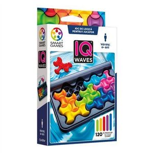Smart Games - IQ Waves, joc de logica cu 120 de provocari, 6+ ani, editie lb. Romana imagine