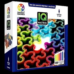 Smart Games - IQ Matrix, joc de logica cu 120 de provocari, 7+ ani, editie lb. Romana imagine
