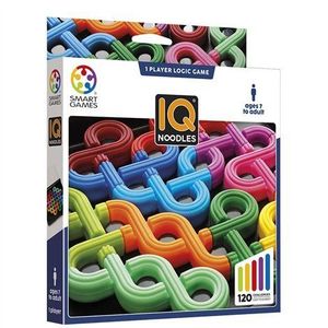Smart Games - IQ Noodles, joc de logica cu 120 de provocari, 7+ ani, editie internationala imagine