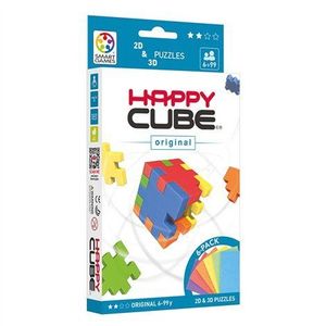 Smart Games - Happy Cube Colour Pack Original, puzzle logic educational 2D-3D, 6+ ani imagine