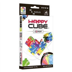 Smart Games - Happy Cube Colour Pack Expert, puzzle logic educational 2D-3D, 10+ ani imagine
