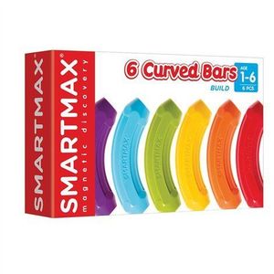 Joc magnetic Smart Max, XT-Box of 6 curved bars, set cu 6 piese curbate imagine