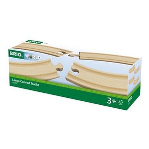 Set de sine curbate, lungi pentru trenulete BRIO, 3+ ani imagine