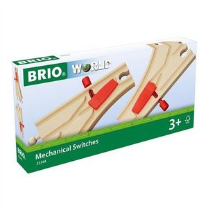 Macaz mecanic pentru trenulete BRIO, 3+ ani imagine