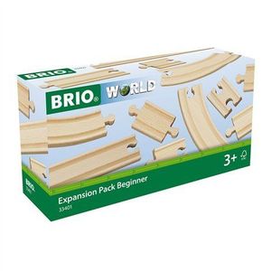 Set 11 bucati sine drepte si curbate pentru trenulete BRIO, 3+ ani imagine