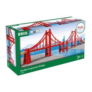 Pod dublu suspendat pentru trenulete BRIO, 3+ ani imagine