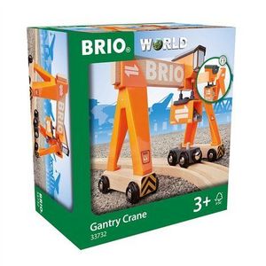 Macara Gantry incarcare marfa trenulete BRIO, 3+ ani imagine