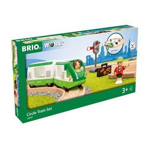 Set trenulet cu sine si figurine + accesorii feroviare - BRIO, 3+ ani imagine