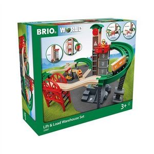 Set trenulet cu lift BRIO, 3+ ani imagine