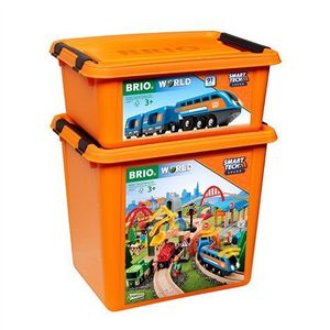 Set deluxe trenulet inteligent, cu lumini si sunete electronice BRIO, 3+ ani imagine