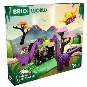 Set aventura dinozaurilor pentru trenulete BRIO, 3+ ani imagine