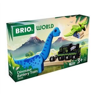 Trenulet cu baterii, aventura dinozaurilor BRIO, 3+ ani imagine