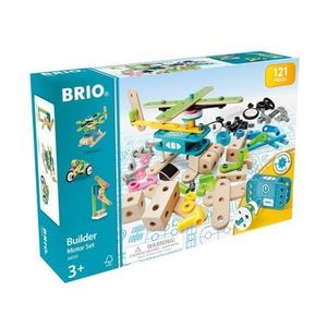 Jucarie set de constructie cu motor, 121 piese BRIO, 3+ ani imagine