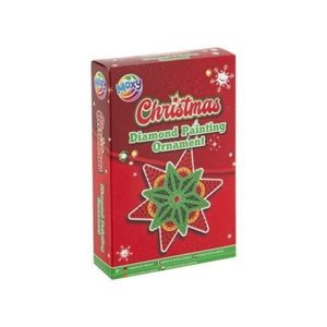 Set creativ DIY, Ornamente de Craciun, Dimaond painting, Stea imagine