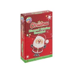 Set creativ DIY, Ornamente de Craciun, Diamond painting, Mos Craciun imagine