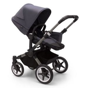 Carucior Bugaboo Donkey 5 Mono Graphite Stormy Blue imagine