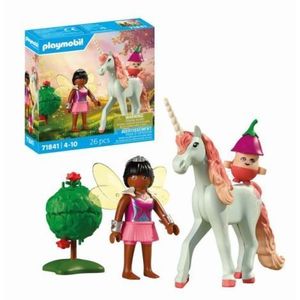 Playmobil - Jucarie de rol Figurina de colectie unicornul Sky Rose si zana imagine
