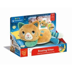 Clementoni - Pisicuta de plus cu melodii si vibratii ce imita torsul pentru relaxare si somn linistit imagine