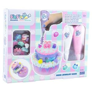 Kit creativ Decoden , Caseta de bijuterii de decorat cu pasta colorata imagine