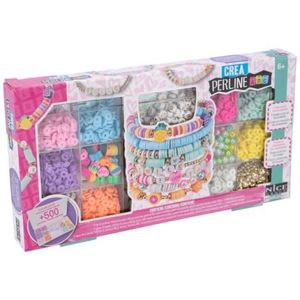 Kit creativ DIY - coliere si bratari cu margele Heishi Pop, 500 piese, Perline ABC imagine