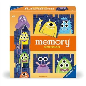 Joc de memorie cu monstruleti, Ravensburger Memory Dimensions, pentru copii de la 4 ani, multilingv, incl.RO imagine