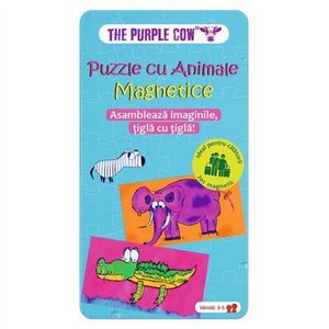 Puzzle cu Animale Magnetice imagine