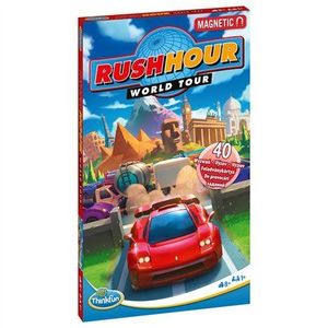 Thinkfun - Rush Hour World Tour, joc de logica magnetic, lb.romana imagine
