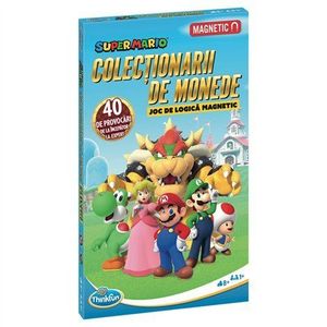 Thinkfun - Super Mario Coin Collector, joc de logica magnetic, lb.romana imagine