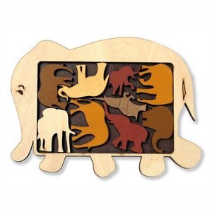 Puzzle logic cu animale Constantin’s - Elephant Parade imagine