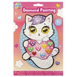 Set creativ diamond painting cu strasuri mari, A5 imagine