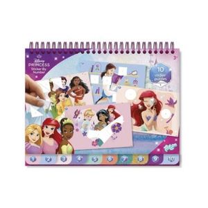 Set creativ cu abtibilduri, lipeste pe numere, Disney Princess imagine