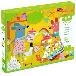 Atelier creativ Colaj cu spumă autoadeziva, Djeco imagine