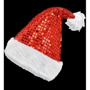 Caciula craciun paiete rosii imagine