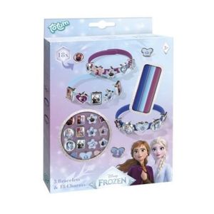 Set creativ DIY, Bratari si talismane norocoase cu tematica Disney Frozen imagine