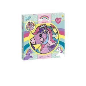 Set creativ DIY cu unicorn, Unicorn suncatcher imagine