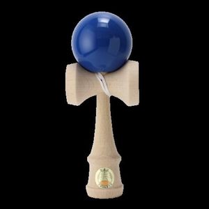 Joc de indemanare din lemn Kendama Ozora, 18 cm - Albastru imagine