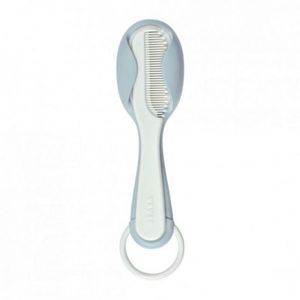 Set perie si pieptene Beaba - Green Blue imagine