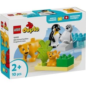 Lego Duplo Familii De Animale Salbatice: Pinguini Si Lei 10442 imagine