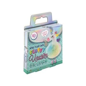 Set creativ DIY, Breloc pufos unicorn imagine