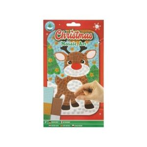 Set creativ, Mozaic cu tematica Craciun, A5, ren imagine