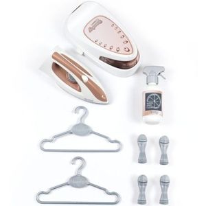 Jucarie Smoby Masa si fier de calcat Tefal Ironing Board + Stream Iron cu 9 accesorii imagine